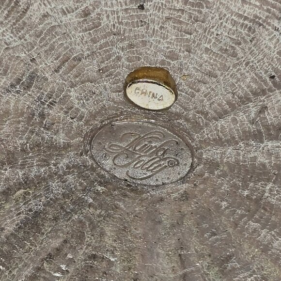 Vintage Kirks Folly Silver Enamel Jeweled Forget Me Not Votive Candle Holder Set - Picture 14 of 15